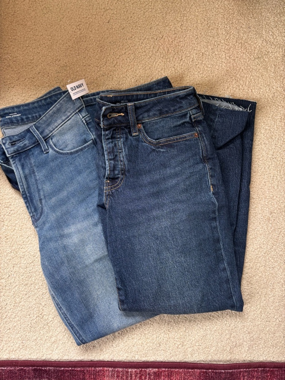 Bundle of petite Old Navy Straight jeans